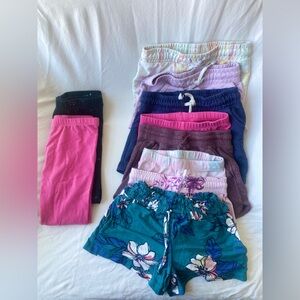 Pink and Purple Casual Shorts Collection